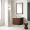 James Martin Vanities Amberly 30in Single Vanity, Mid-Century Walnut w/ 3 CM Carrara Marble Top 670-V30-WLT-3CAR - alternate 7